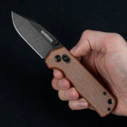 Magnum Rockstub Micarta Folding Knife