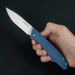 Magnum Deep Blue Canvas Folding Knife -Outdoor Utility Shop 01SC714.1 44053.1693831655