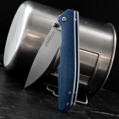 Magnum Deep Blue Canvas Folding Knife -Outdoor Utility Shop 01SC714.4 51374.1693831655