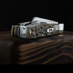 Case Stockman Amber Bone Carbon 9 Case Stockman Amber Bone Carbon -Outdoor Utility Shop CA079det2 62288.1657885917