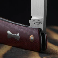 Chris Crawford Custom EDC-B Slipjoint Red 10 Chris Crawford Custom EDC-B Slipjoint Red -Outdoor Utility Shop CUS BS23 23det2 09612.1687954440.1280.1280 57021.1687963448