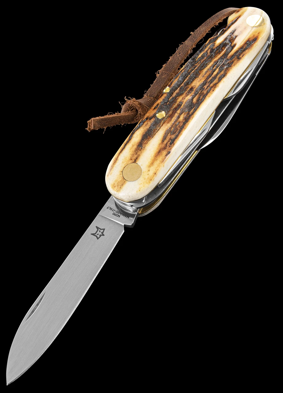 Fox Multipurpose Pocket Knife Stag 7 5 Fox Multipurpose Pocket Knife Stag 7 - Image 3