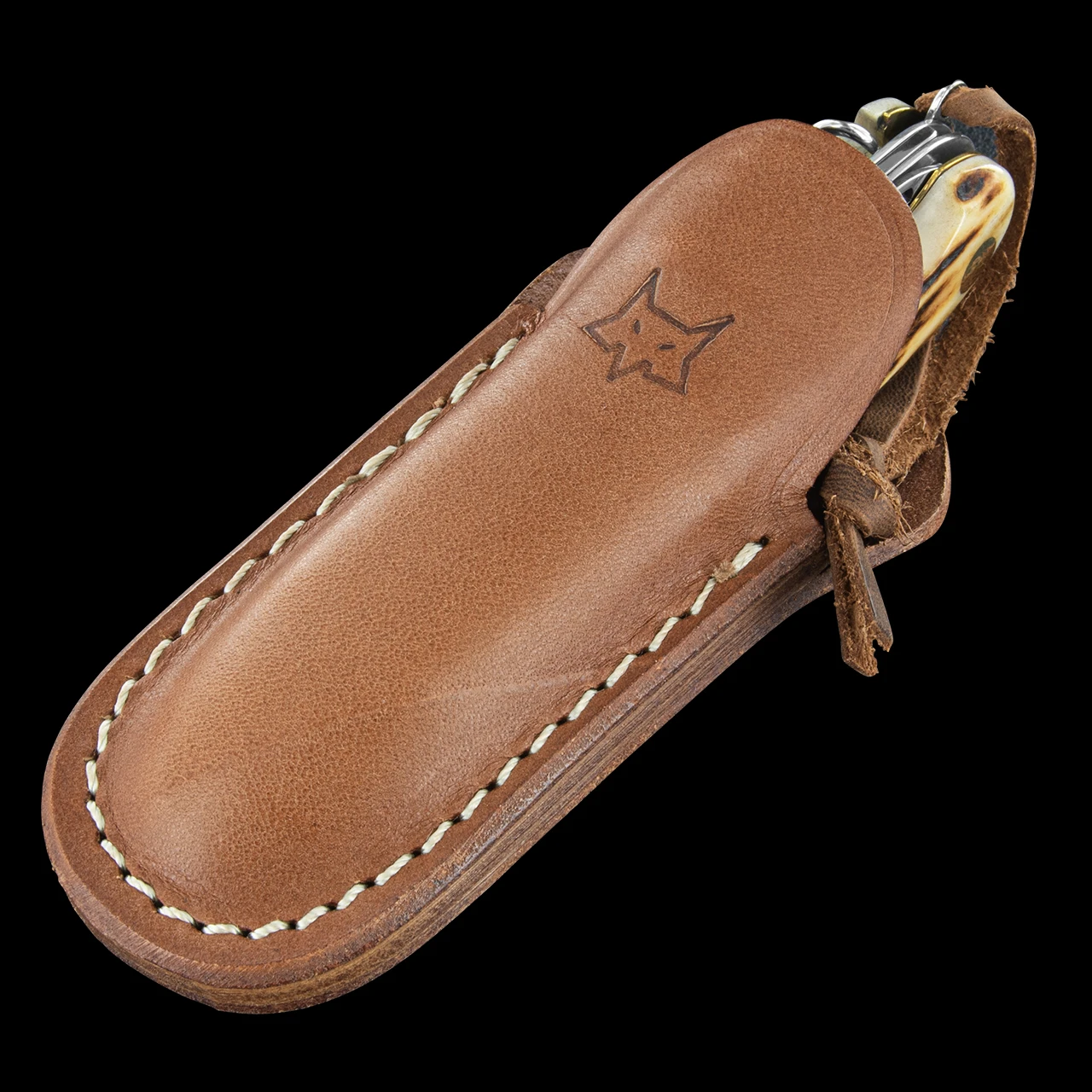 Fox Multipurpose Pocket Knife Stag 7 3 Fox Multipurpose Pocket Knife Stag 7