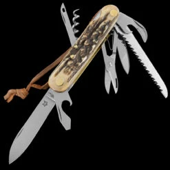 Fox Multipurpose Pocket Knife Stag 8 -Outdoor Utility Shop FOX 226 8 SCE04 69197.1678276553