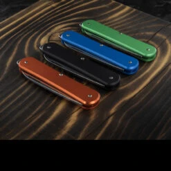 Fox Vulpis 1 Aluminium Penknife -Outdoor Utility Shop FOX FX VP130BK4det3 90342.1686582624