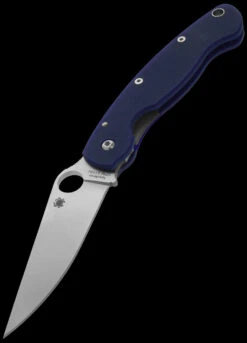 Spyderco Mili Model CPM S110V Folding Knife 11 Spyderco Mili Model CPM S110V Folding Knife -Outdoor Utility Shop SC36GPDBL 35811.1695656522.1280.1280 60455.1695724104