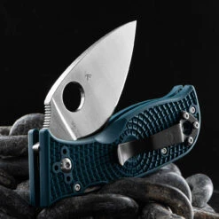 Spyderco Lil' Temperance Lightweight K390 Folding Knife -Outdoor Utility Shop SC69PBL3K390.4 81347.1695118299