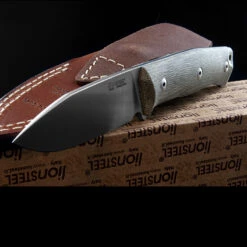 Lion Steel Bushcraft B35 Micarta Green -Outdoor Utility Shop ccm ls b35cvg 83724.1587729658