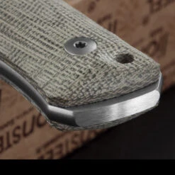 Lion Steel Bushcraft B35 Micarta Green -Outdoor Utility Shop ccm ls b35cvgdet1 23906.1587424307