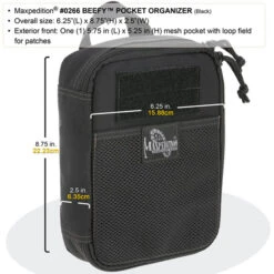 Maxpedition Pocket Organiser Beefy -Outdoor Utility Shop maxp 266 bdet2 26887.1587390497