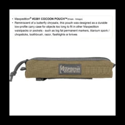Maxpedition Cocoon Pouch -Outdoor Utility Shop maxp 3301det11 21093.1587388702