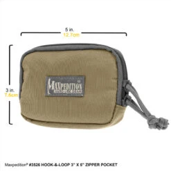 Maxpedition Hook-&-Loop 3 X 5in Zipper Pocket -Outdoor Utility Shop maxp 3526 kfdet4 83740.1588600116
