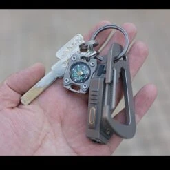 MecArmy CH1 EDC Titanium Keyring -Outdoor Utility Shop mec ch1det5 01010.1587416066