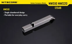 Nitecore Single Chamber Whistle -Outdoor Utility Shop nitecore nws10det4 87528.1587389200